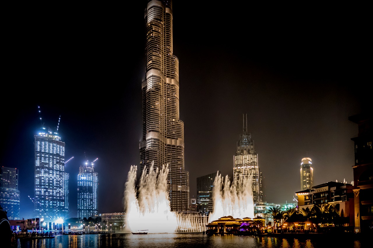 La fontaine à Dubai